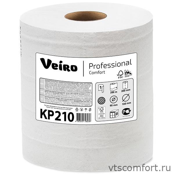 Фото Полотенца бумажные в рулонах с ЦВ Veiro Professional Comfort KP210 6 рулонов по 200 метров/уп. Изображение Полотенца бумажные в рулонах с ЦВ Veiro Professional Comfort KP210 6 рулонов по 200 метров/уп.