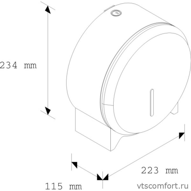 Фото Держатель туалетной бумаги Merida BSM201 Stella Mini металлический матовый Изображение Держатель туалетной бумаги Merida BSM201 Stella Mini металлический матовый