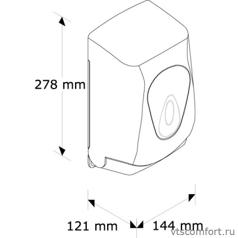 Фото Держатель туалетной бумаги в листах Merida BTS401 Top Серая капля Изображение Держатель туалетной бумаги в листах Merida BTS401 Top Серая капля