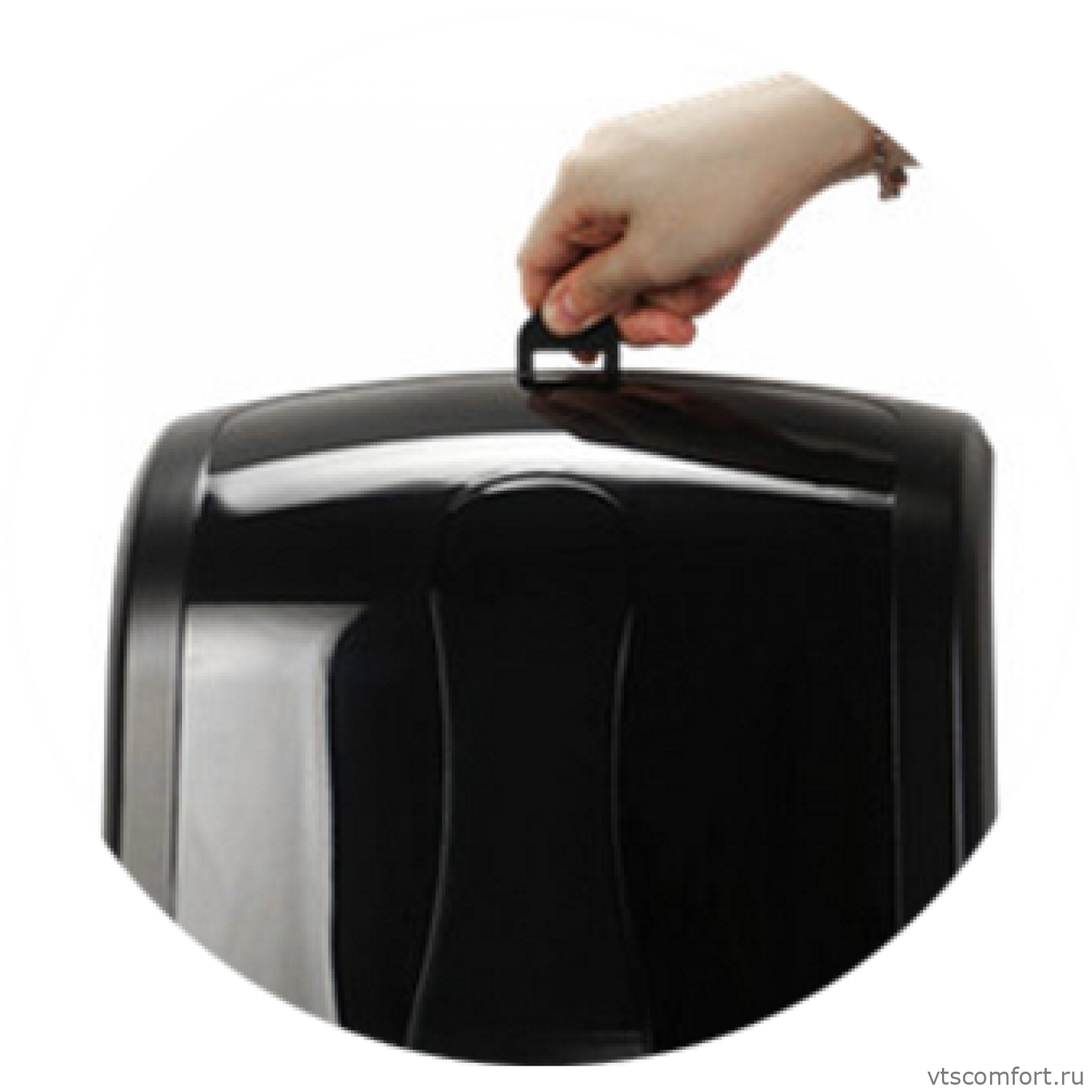 Фото Диспенсер для бумажных полотенец Z сложения BINELE zType DT01PB Изображение Диспенсер для бумажных полотенец Z сложения BINELE zType DT01PB