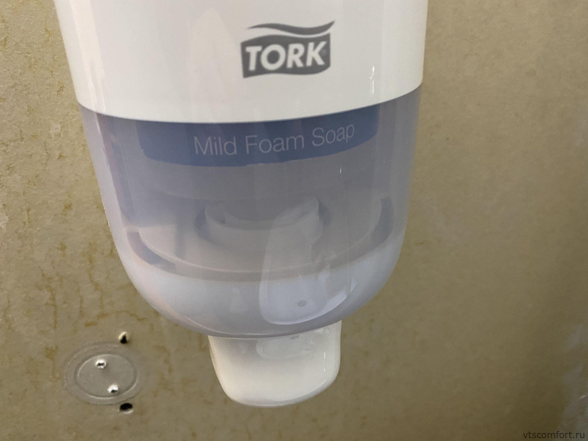 Фото Диспенсер для мыла-пены TORK 561500 1л Система S4 Изображение Диспенсер для мыла-пены TORK 561500 1л Система S4