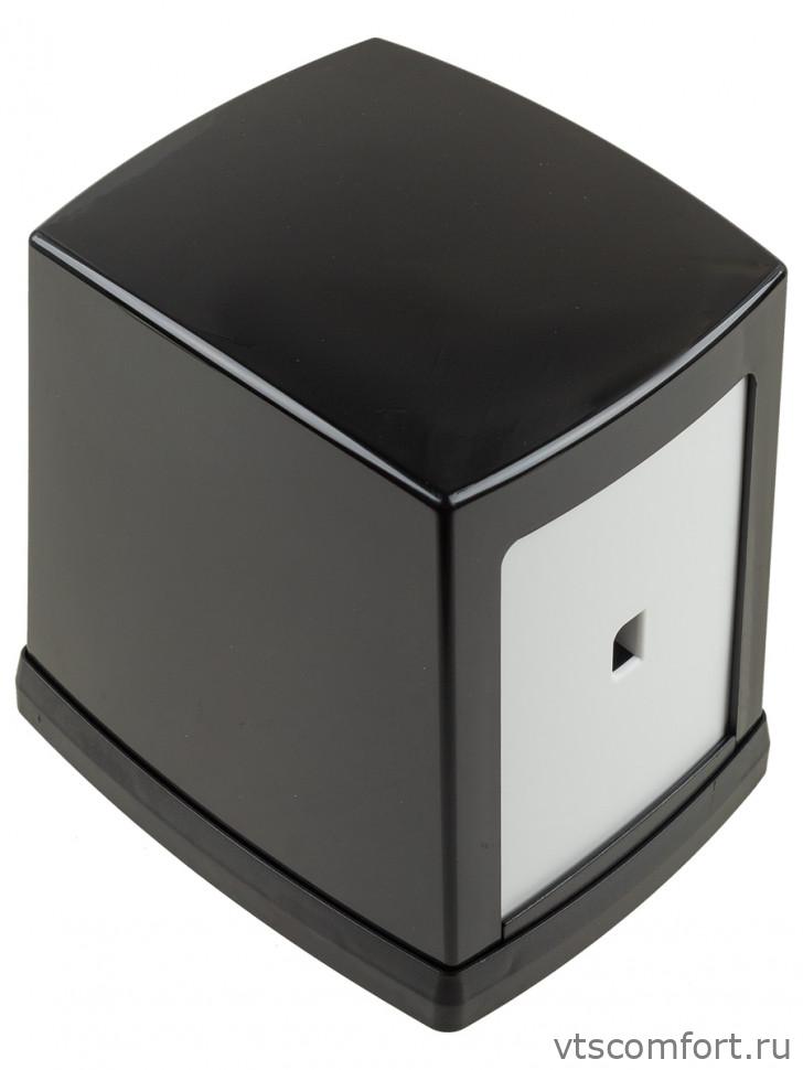 Фото Диспенсер для салфеток Vialli NP80B черный пластик Изображение Диспенсер для салфеток Vialli NP80B черный пластик