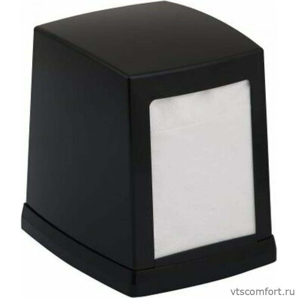 Фото Диспенсер для салфеток Vialli NP80B черный пластик Изображение Диспенсер для салфеток Vialli NP80B черный пластик