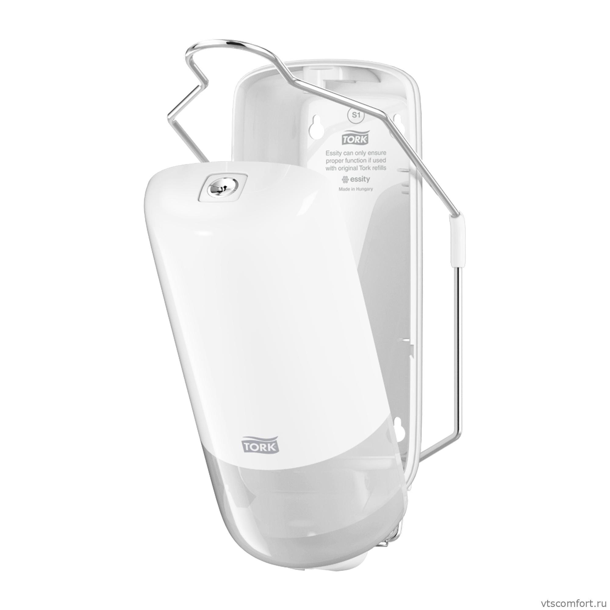 Фото Диспенсер для жидкого мыла локтевой TORK арт. 560100 1л Система S1 Изображение Диспенсер для жидкого мыла локтевой TORK арт. 560100 1л Система S1
