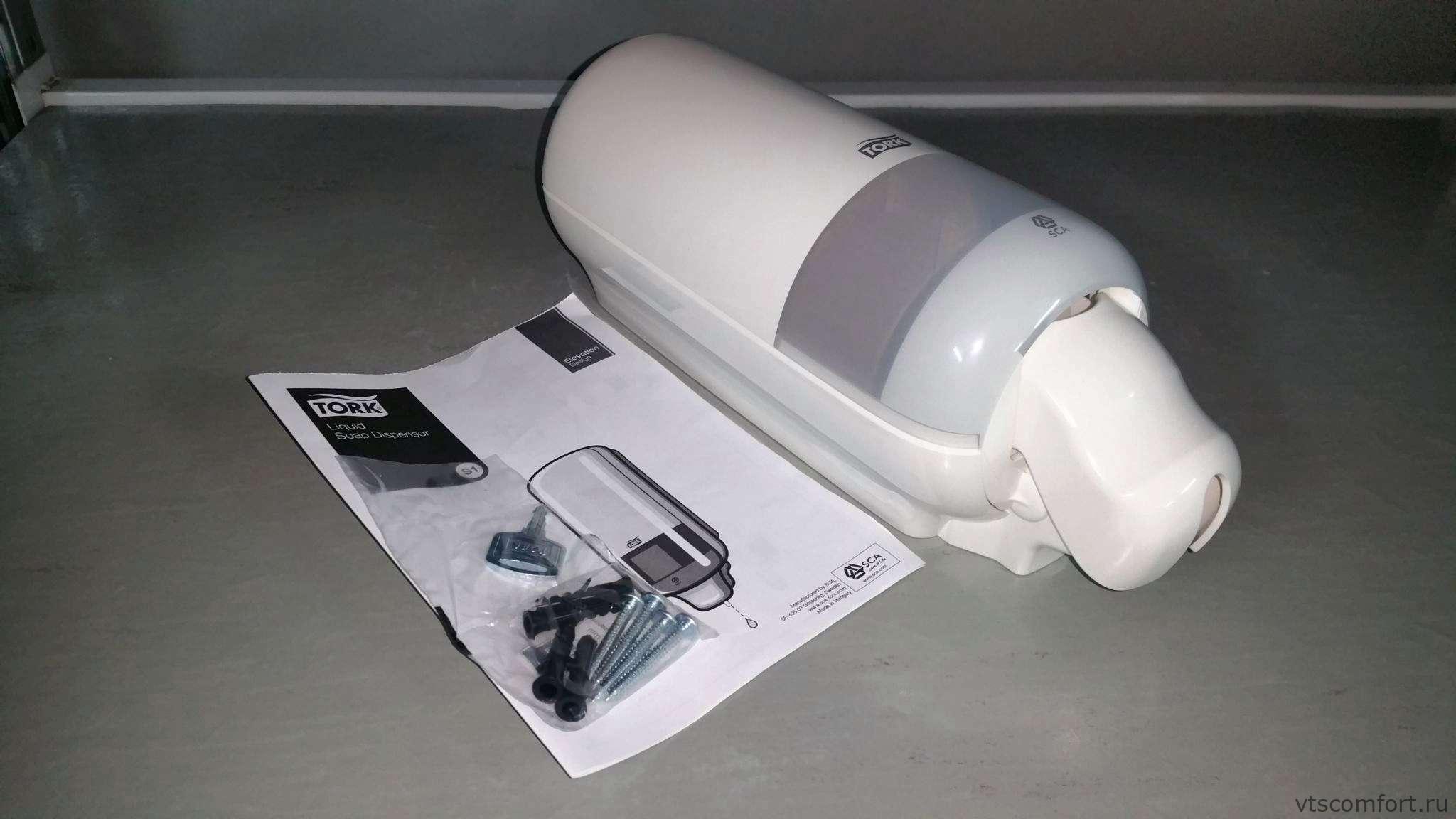 Фото Диспенсер для жидкого мыла/мыла-спрея TORK 560000 1л Система S1 Изображение Диспенсер для жидкого мыла/мыла-спрея TORK 560000 1л Система S1