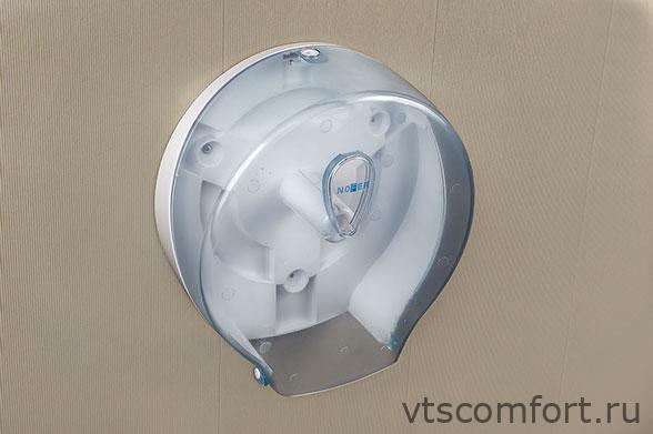 Фото Диспенсер туалетной бумаги в больших рулонах NOFER 05005.T пластик синий Изображение Диспенсер туалетной бумаги в больших рулонах NOFER 05005.T пластик синий