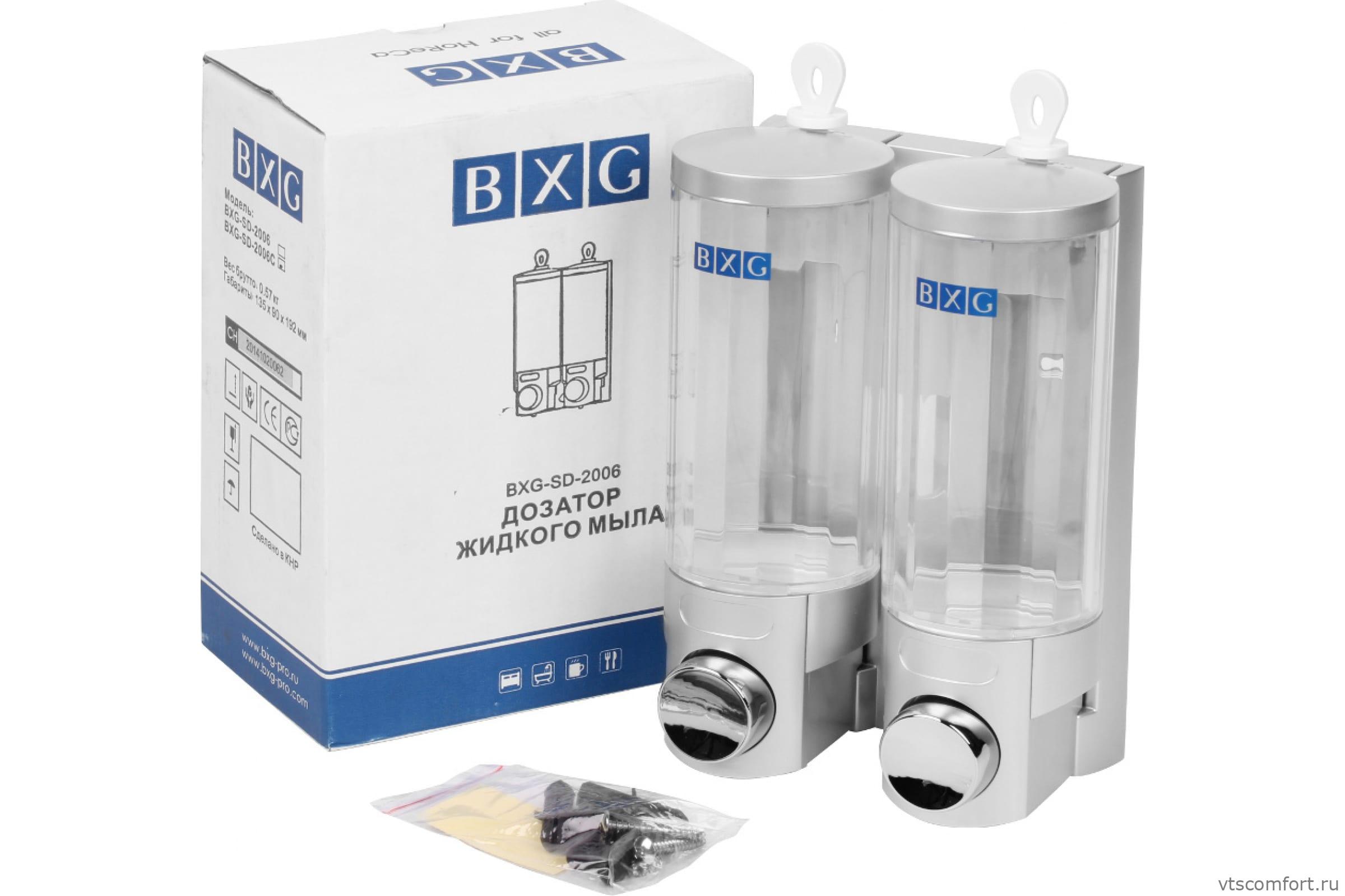 Фото Дозатор для жидкого мыла BXG SD-2006C двойной Изображение Дозатор для жидкого мыла BXG SD-2006C двойной
