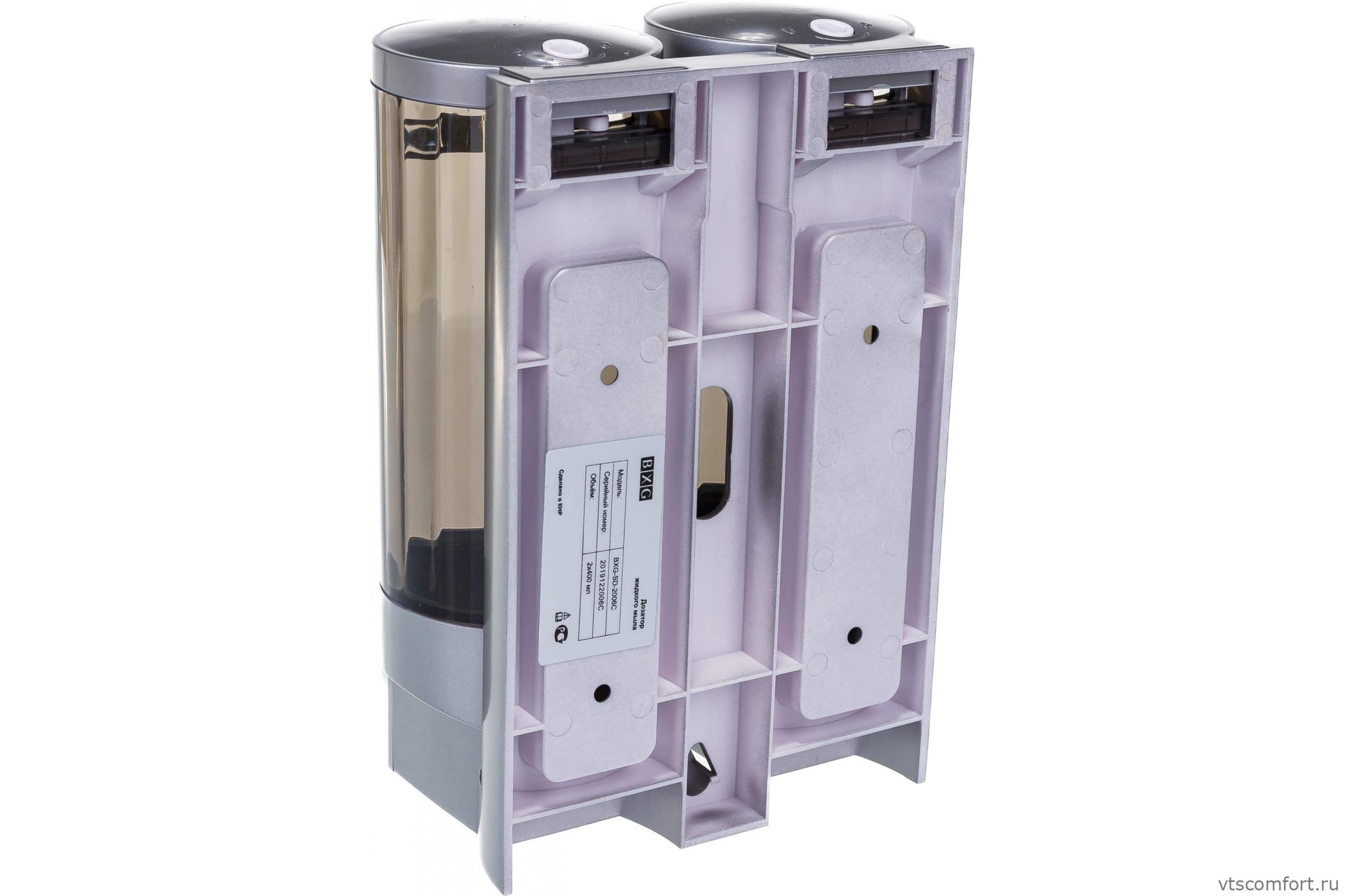 Фото Дозатор для жидкого мыла BXG SD-2006C двойной Изображение Дозатор для жидкого мыла BXG SD-2006C двойной