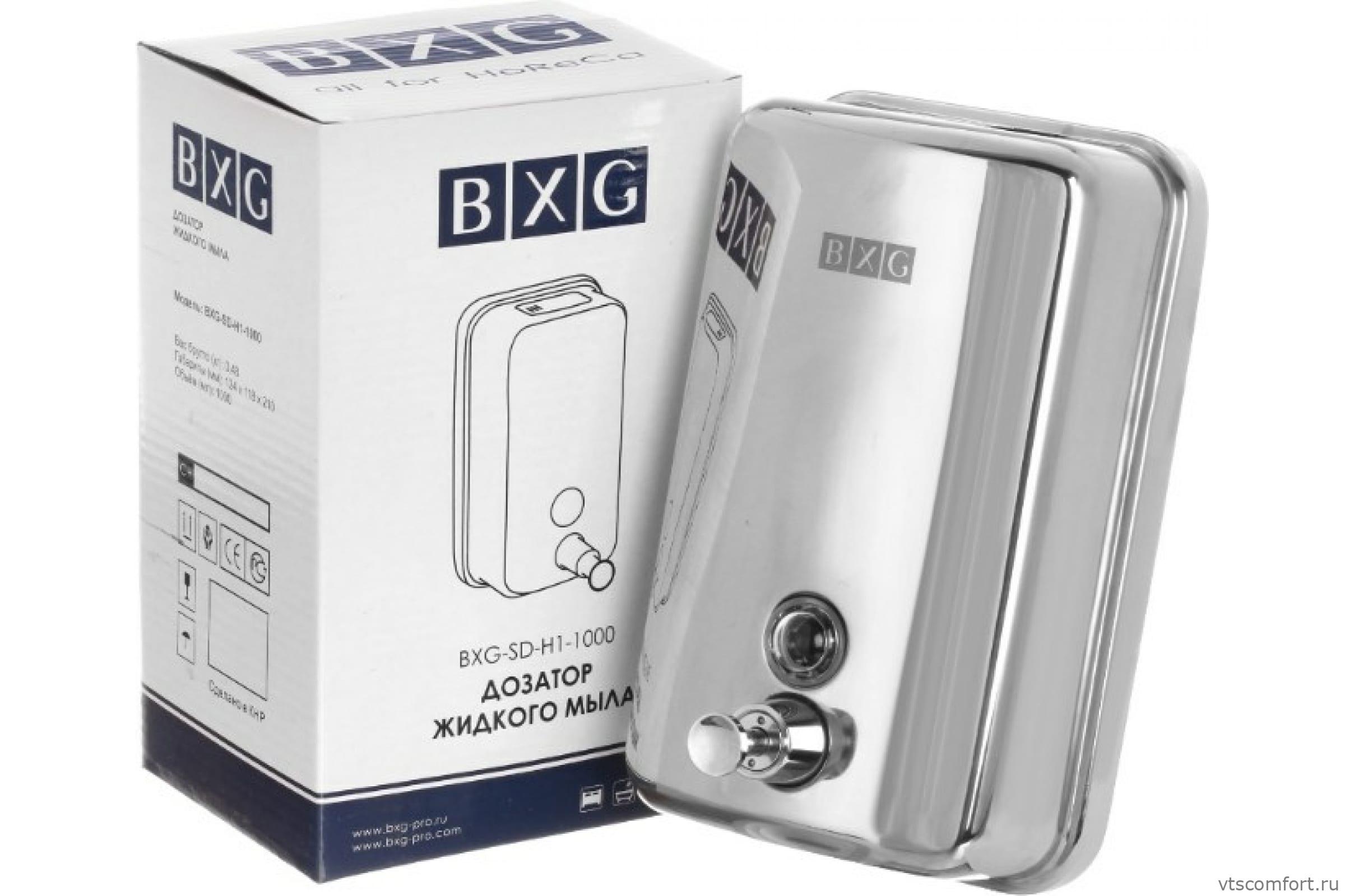 Фото Дозатор для жидкого мыла BXG SD H1-1000 хром Изображение Дозатор для жидкого мыла BXG SD H1-1000 хром