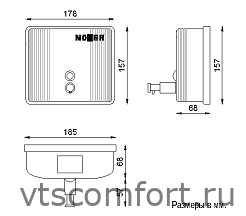 Фото Дозатор для жидкого мыла NOFER 03004.B 1200 мл металл глянцевый Изображение Дозатор для жидкого мыла NOFER 03004.B 1200 мл металл глянцевый