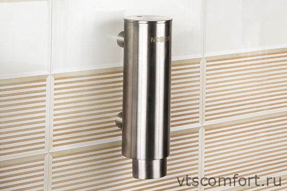 Фото Дозатор для жидкого мыла NOFER 03024.B 300 мл металл глянцевый Изображение Дозатор для жидкого мыла NOFER 03024.B 300 мл металл глянцевый