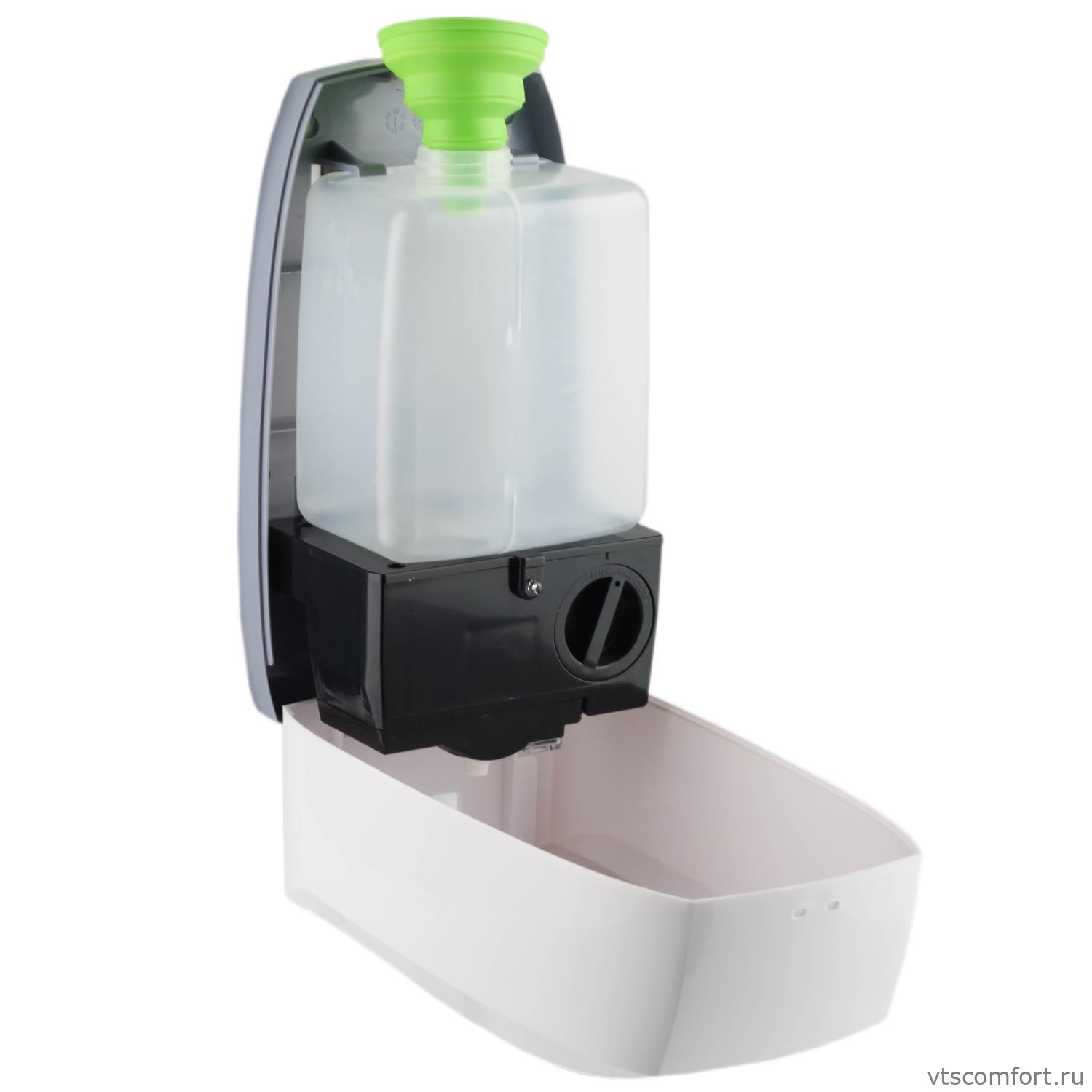 Фото Дозатор жидкого мыла сенсорный Ksitex ASD-1000W 1000 мл белый пластик Изображение Дозатор жидкого мыла сенсорный Ksitex ASD-1000W 1000 мл белый пластик