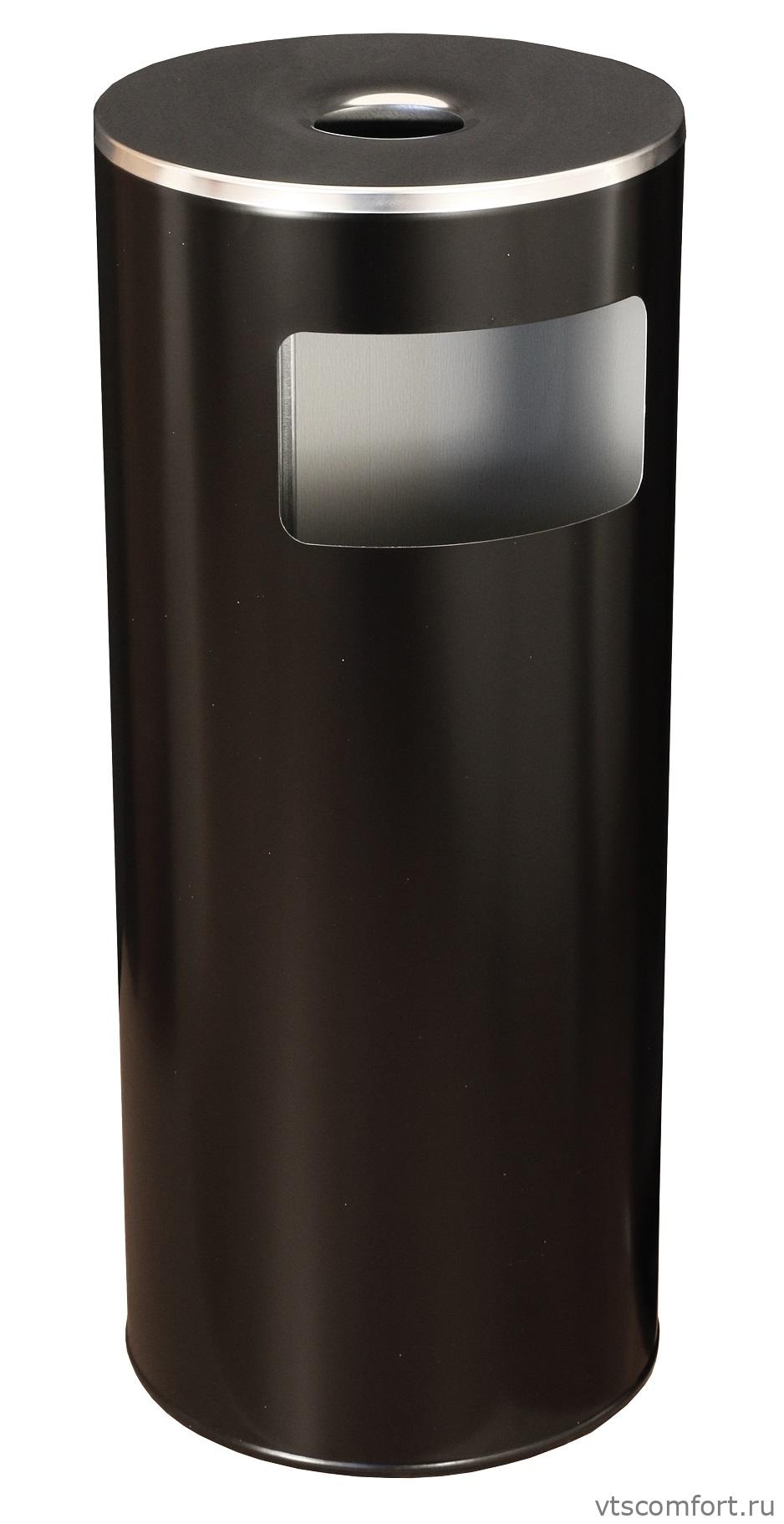 Фото Урна с пепельницей Титан К300Н 50 литров из оцинкованной стали Изображение Урна с пепельницей Титан К300Н 50 литров из оцинкованной стали