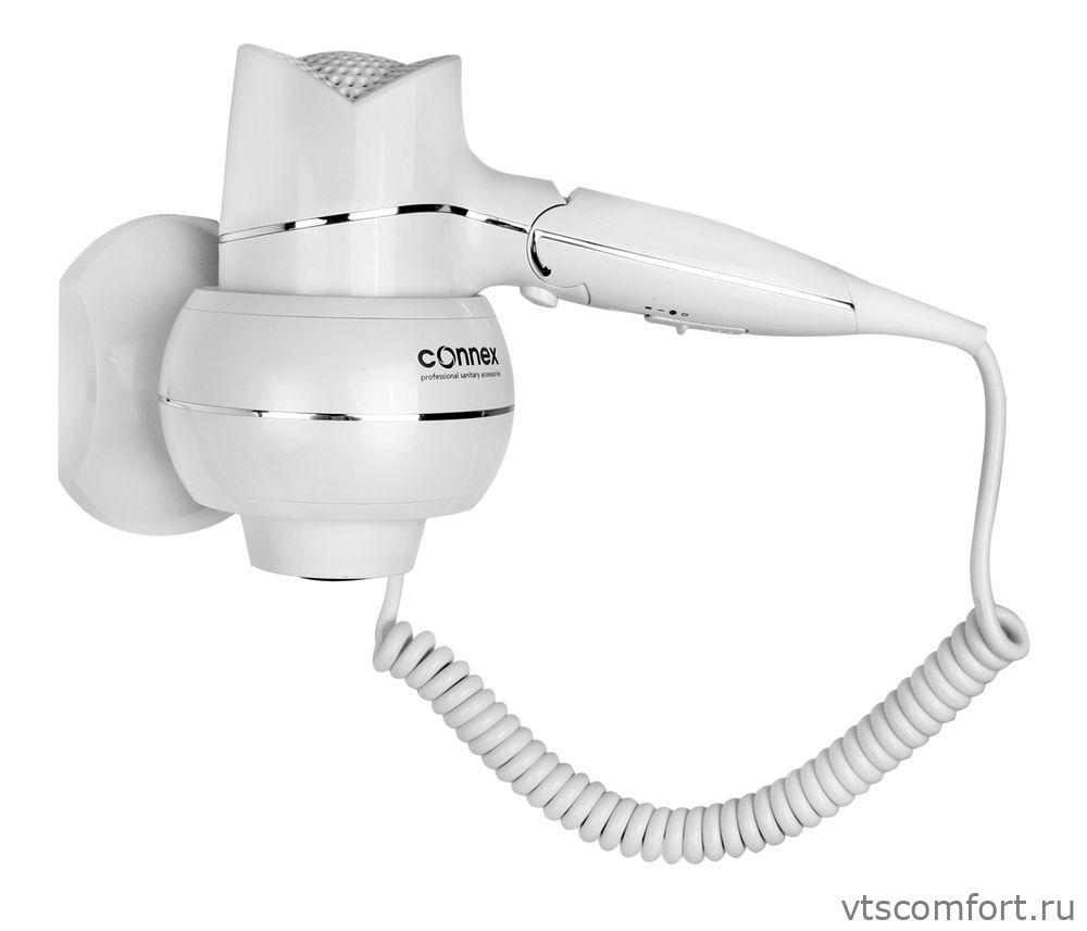 Фото Фен настенный CHROME LINIE CONNEX WT-2000W2 Изображение Фен настенный CHROME LINIE CONNEX WT-2000W2