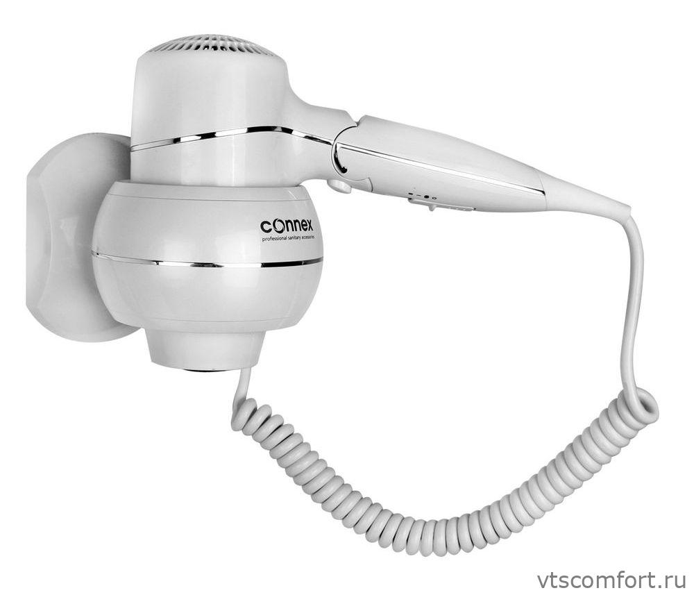 Фото Фен настенный CHROME LINIE CONNEX WT-2000W1 Изображение Фен настенный CHROME LINIE CONNEX WT-2000W1