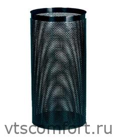 Фото Урна металлическая Титан У300 перф 51 литр черная Изображение Урна металлическая Титан У300 перф 51 литр черная