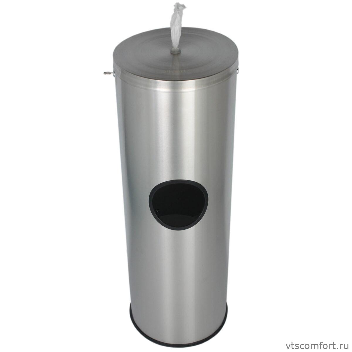 Фото Ksitex FGB-162M урна 12 литров с диспенсером рулонных полотенец Изображение Ksitex FGB-162M урна 12 литров с диспенсером рулонных полотенец