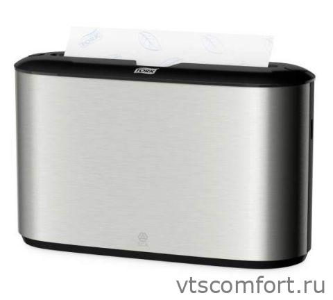 Фото Tork Xpress 460005 диспенсер для полотенец Система H2 сложения Multifold настольный Изображение Tork Xpress 460005 диспенсер для полотенец Система H2 сложения Multifold настольный