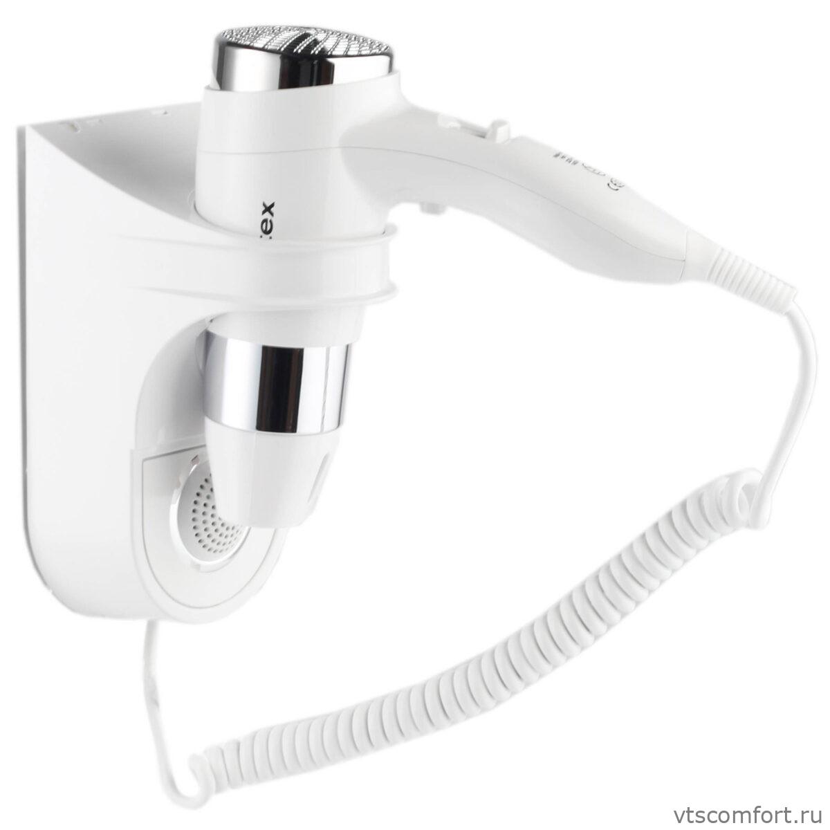 Фото Фен для волос Ksitex F-1400ION белый с ионизатором Изображение Фен для волос Ksitex F-1400ION белый с ионизатором