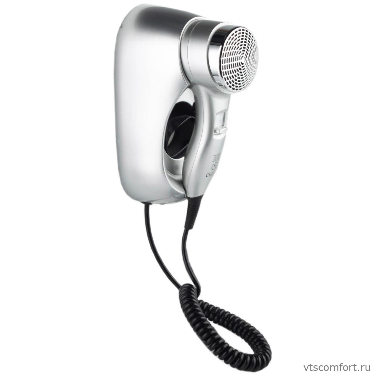 Фото Фен для волос Ksitex F-1400SC серебро с насадкой для увеличения скорости Изображение Фен для волос Ksitex F-1400SC серебро с насадкой для увеличения скорости