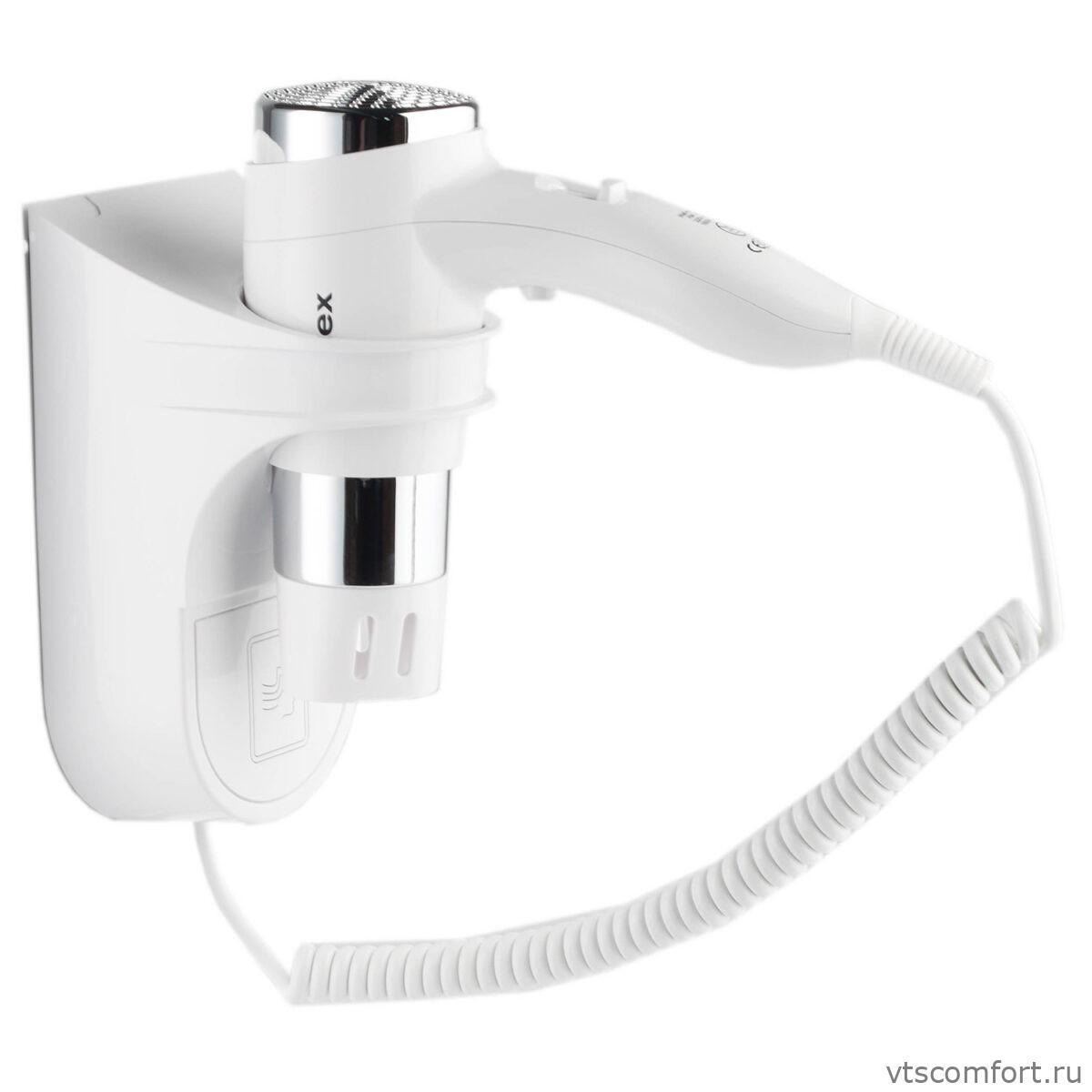 Фото Фен для волос Ksitex F-1600W белый с насадкой для увеличения скорости Изображение Фен для волос Ksitex F-1600W белый с насадкой для увеличения скорости