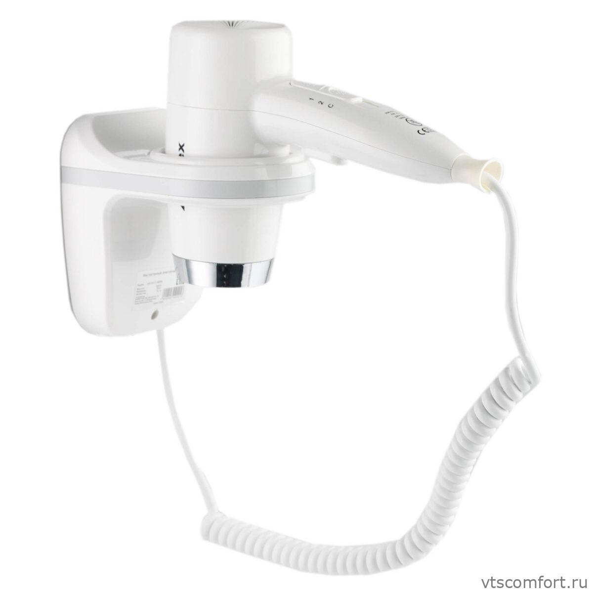 Фото Фен для волос Ksitex F-1800W белый с насадкой для увеличения скорости Изображение Фен для волос Ksitex F-1800W белый с насадкой для увеличения скорости