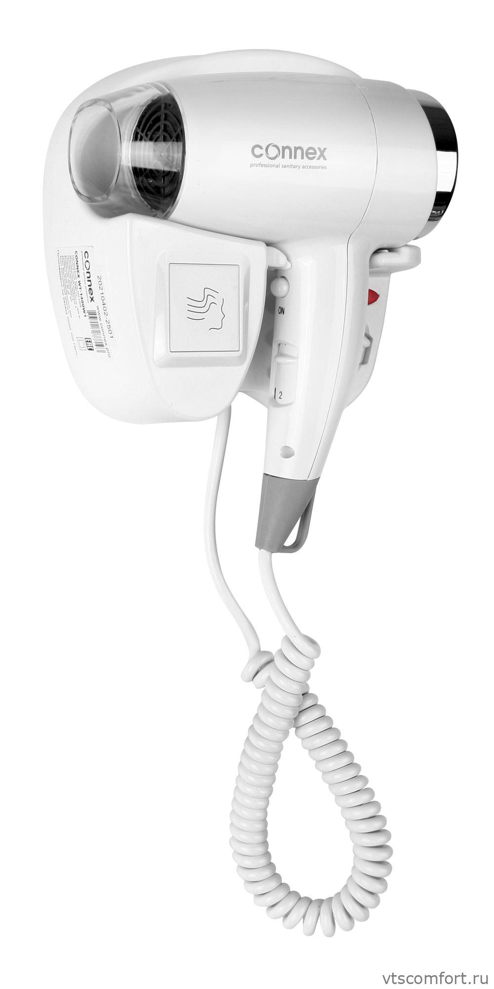 Фото Фен настенный CONNEX WT-1400W1 KLASSISCH Изображение Фен настенный CONNEX WT-1400W1 KLASSISCH
