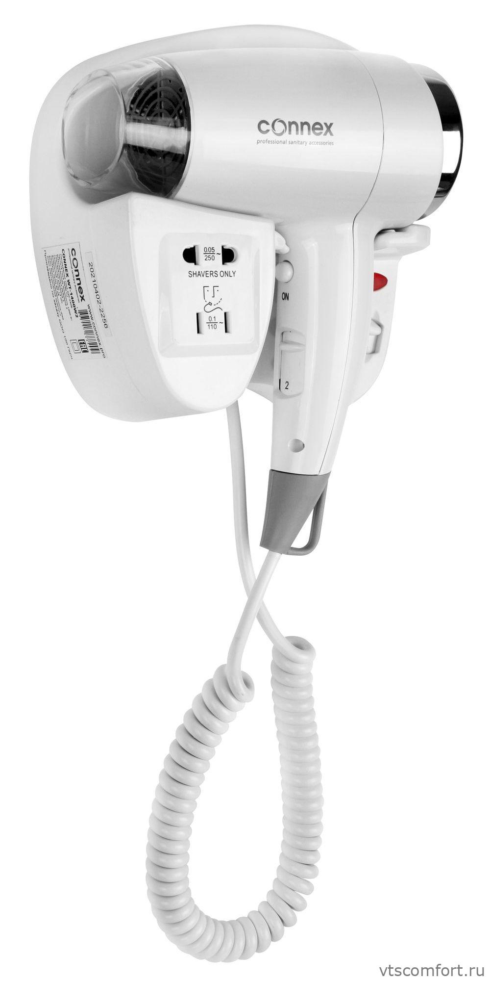 Фото Фен настенный CONNEX WT-1400W2 KLASSISH Изображение Фен настенный CONNEX WT-1400W2 KLASSISH