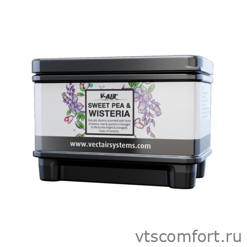 Фото Картридж ароматизатор воздуха V-Air Solid Plus Сладкий горох и глициния Изображение Картридж ароматизатор воздуха V-Air Solid Plus Сладкий горох и глициния