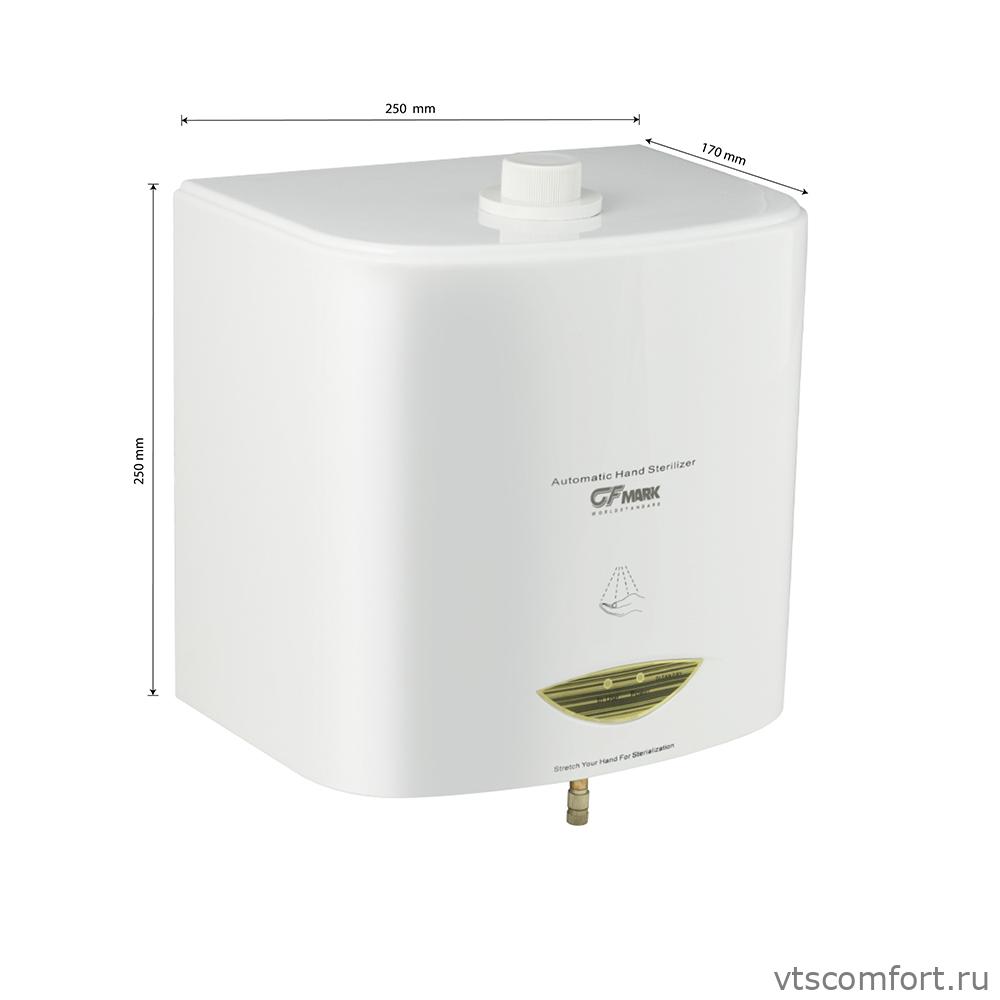 Фото GFmark 6342 Дозатор сенсорный для дезинфицирующих средств пластиковый 2000 мл Изображение GFmark 6342 Дозатор сенсорный для дезинфицирующих средств пластиковый 2000 мл