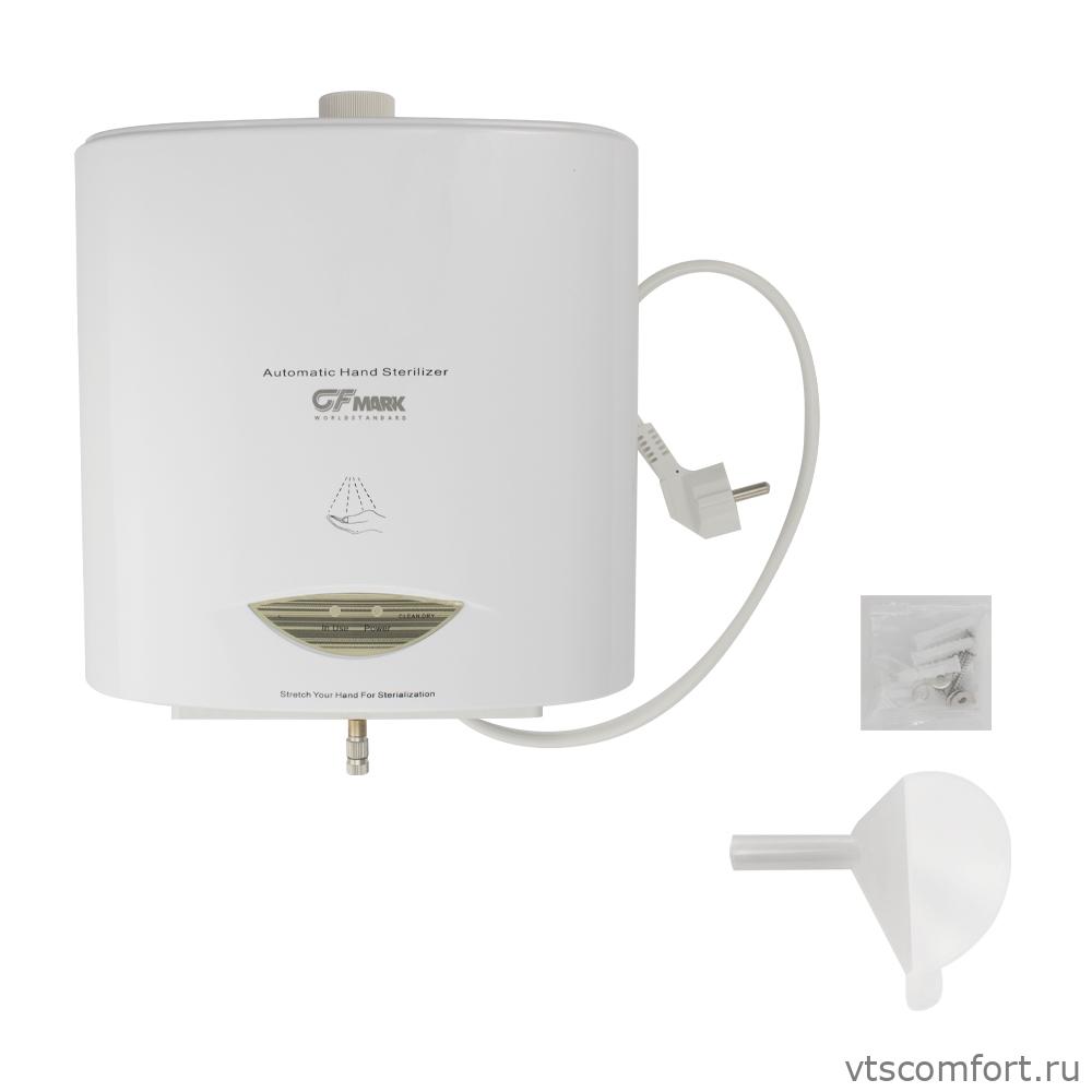 Фото GFmark 6342 Дозатор сенсорный для дезинфицирующих средств пластиковый 2000 мл Изображение GFmark 6342 Дозатор сенсорный для дезинфицирующих средств пластиковый 2000 мл