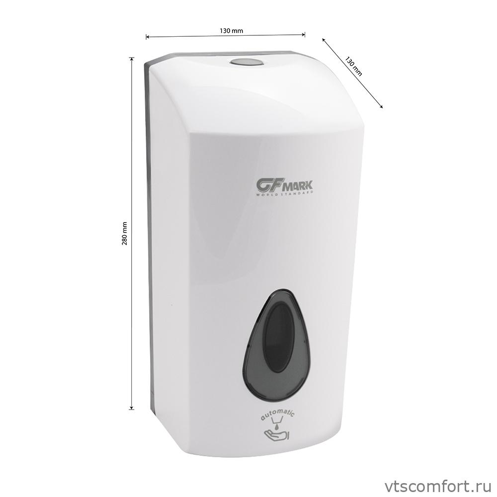Фото GFmark 6395 Дозатор сенсорный для дезинфекции рук пластиковый 1000 мл Изображение GFmark 6395 Дозатор сенсорный для дезинфекции рук пластиковый 1000 мл