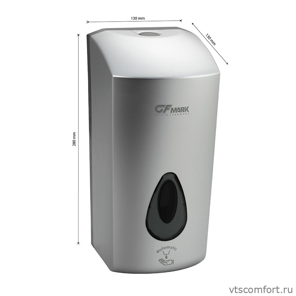 Фото GFmark 6398 Дозатор сенсорный для дезинфекции рук пластиковый 1000 мл Изображение GFmark 6398 Дозатор сенсорный для дезинфекции рук пластиковый 1000 мл