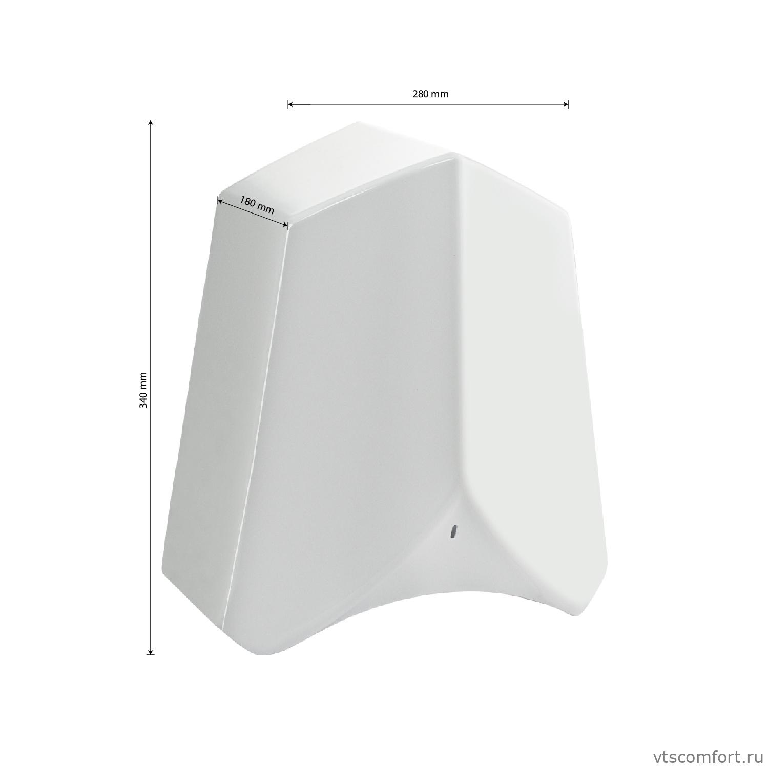 Фото GFmark 6859 высокоскоростная сушилка для рук 1100W белая Изображение GFmark 6859 высокоскоростная сушилка для рук 1100W белая