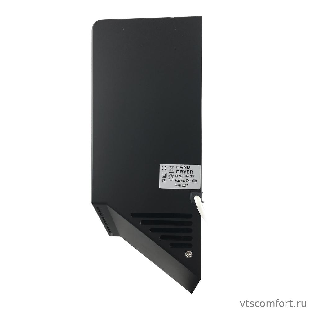 Фото GFmark 6861 высокоскоростная сушилка для рук V-windblade 1000W черная Изображение GFmark 6861 высокоскоростная сушилка для рук V-windblade 1000W черная