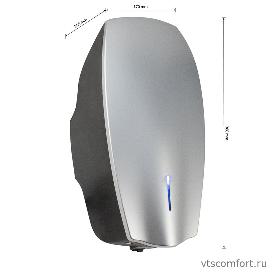 Фото GFmark 6866 высокоскоростная сушилка для рук 1200Вт матовая Изображение GFmark 6866 высокоскоростная сушилка для рук 1200Вт матовая