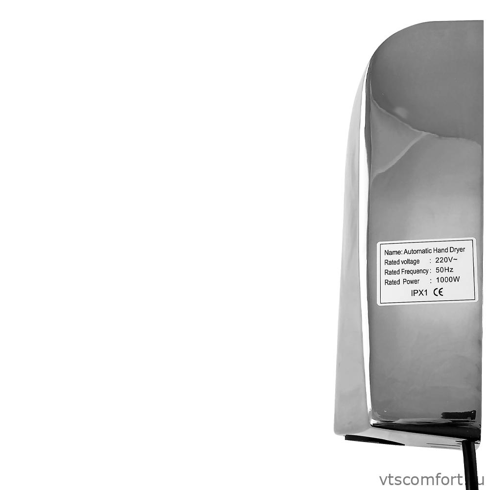 Фото GFmark 6951 высокоскоростная сушилка для рук 1000W глянцевая сталь Изображение GFmark 6951 высокоскоростная сушилка для рук 1000W глянцевая сталь