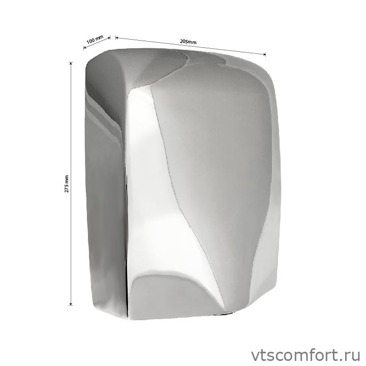 Фото GFmark 6951 высокоскоростная сушилка для рук 1000W глянцевая сталь Изображение GFmark 6951 высокоскоростная сушилка для рук 1000W глянцевая сталь