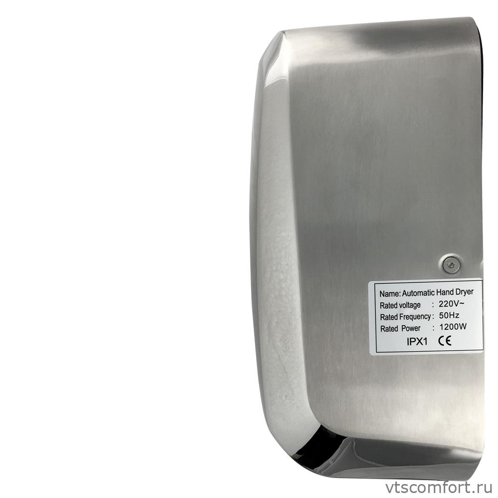 Фото GFmark 6952 сушилка для рук 1200W матовая нержавейка Изображение GFmark 6952 сушилка для рук 1200W матовая нержавейка