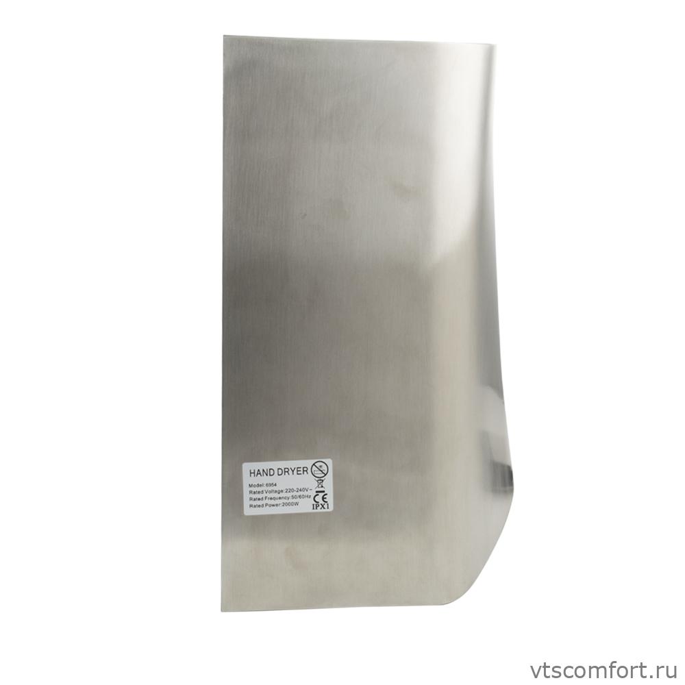 Фото GFmark 6954 высокоскоростная сушилка для рук V-windblade 2000W матовая сталь Изображение GFmark 6954 высокоскоростная сушилка для рук V-windblade 2000W матовая сталь