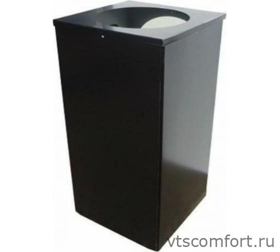 Фото Уличная металлическая урна Титан Квадро-24 80 литров Изображение Уличная металлическая урна Титан Квадро-24 80 литров