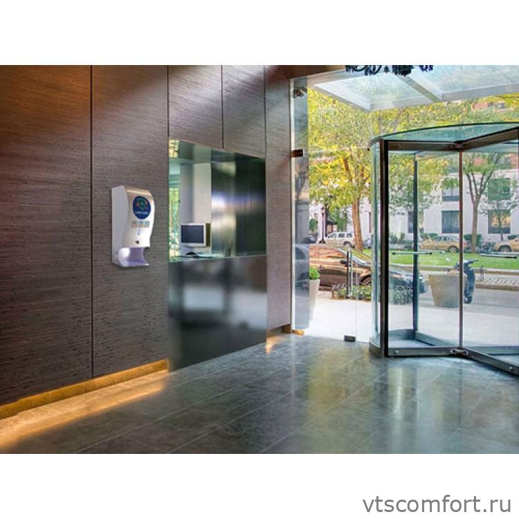 Фото Liscom Дозатор для антисептика сенсорный 5000 мл настенный металлический Изображение Liscom Дозатор для антисептика сенсорный 5000 мл настенный металлический