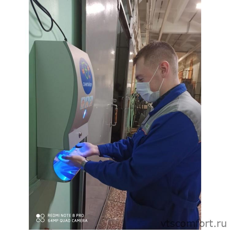 Фото Liscom Дозатор для антисептика сенсорный 5000 мл настенный металлический Изображение Liscom Дозатор для антисептика сенсорный 5000 мл настенный металлический