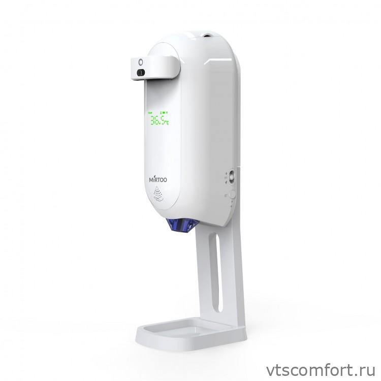 Фото MIRTOO 002TM дозатор для антисептика 1100 мл с измерением температуры Изображение MIRTOO 002TM дозатор для антисептика 1100 мл с измерением температуры