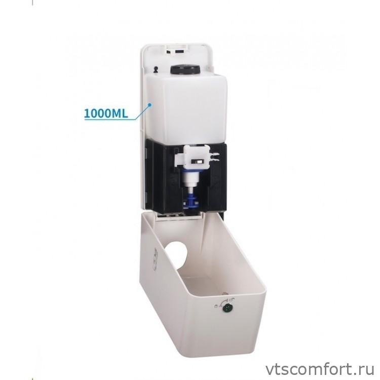 Фото MIRTOO FG2019 дозатор сенсорный для антисептика 1000 мл пластик Изображение MIRTOO FG2019 дозатор сенсорный для антисептика 1000 мл пластик