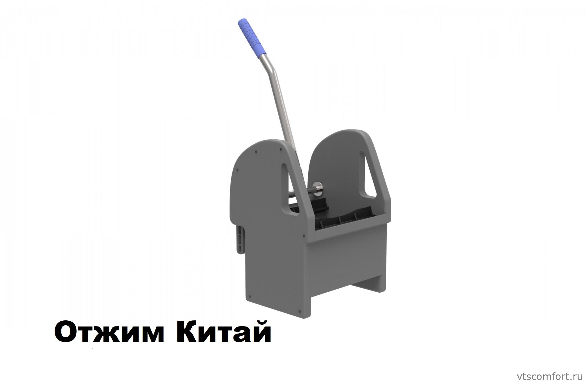 Фото Уборочная тележка Metal Clean Луиза Стандарт без отжима Изображение Уборочная тележка Metal Clean Луиза Стандарт без отжима