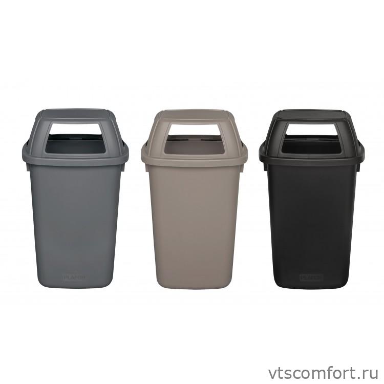 Фото Plafor Big Bin Урна уличная цвет мокка c 4-мя большими отверстиями 90 литров арт.710-03 Изображение Plafor Big Bin Урна уличная цвет мокка c 4-мя большими отверстиями 90 литров арт.710-03