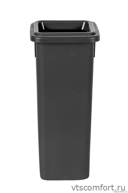 Фото Plafor Fit Bin 714-06 Бак черный с черной крышкой 20 литров Изображение Plafor Fit Bin 714-06 Бак черный с черной крышкой 20 литров