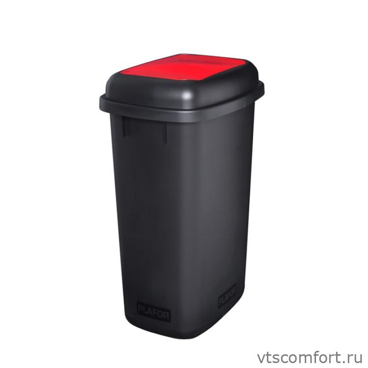 Фото Plafor Quatro bin Бак черный с красной плавающей крышкой 28 литров арт. 658-03 Изображение Plafor Quatro bin Бак черный с красной плавающей крышкой 28 литров арт. 658-03