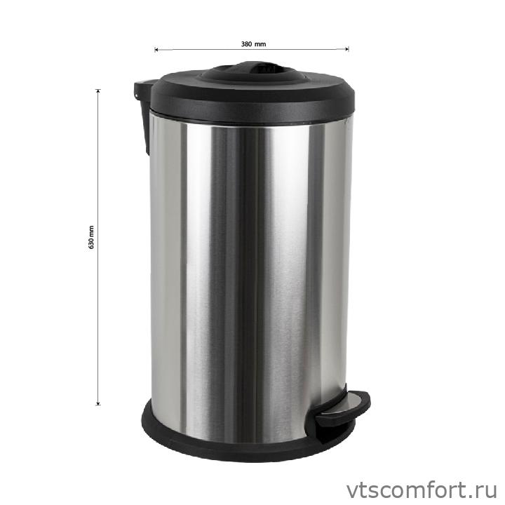 Фото САНАКС 10117 Ведро для круглое с педалью 40 литров с утрамбовочным механизмом Изображение САНАКС 10117 Ведро для круглое с педалью 40 литров с утрамбовочным механизмом